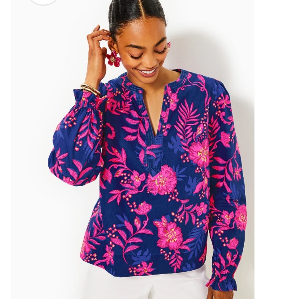Lilly Pulitzer Coulter Top Size Large